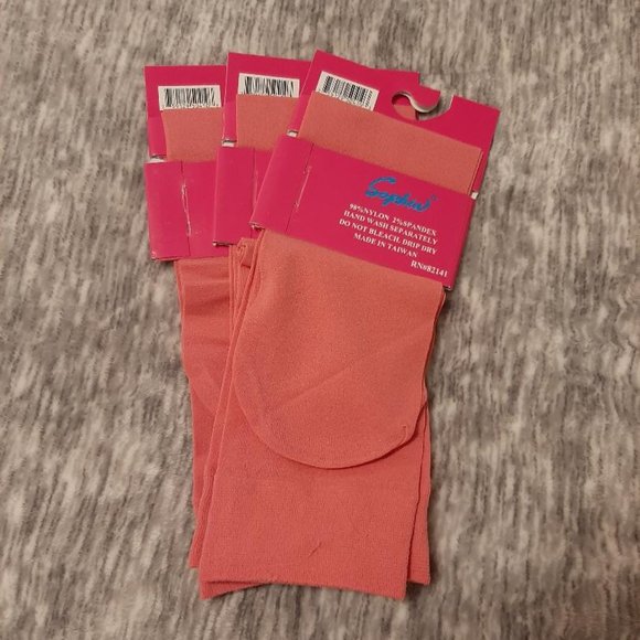3 Pairs ladies coral knee high trouser socks NWT - Picture 3 of 4